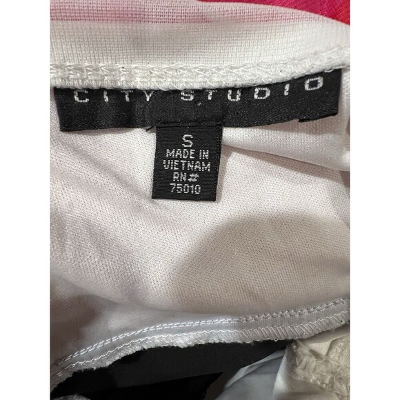 City Studio Black & White Mini Bodycon Party Homecoming Prom Dress Size Small - Picture 6 of 8